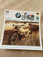 BMW 800 GS R80 1980 R80GS fiche carte moto collection édition Atlas