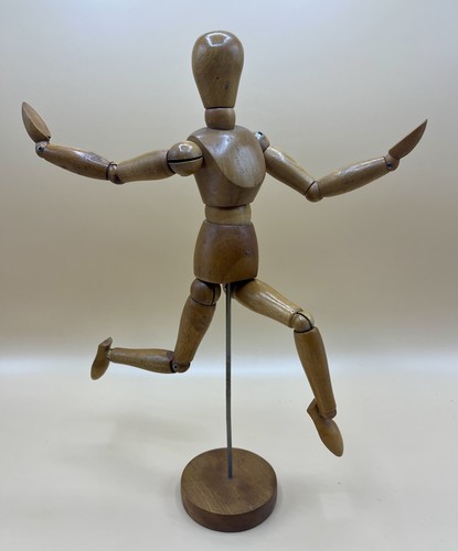Mannequin articulé bois - articulé, en