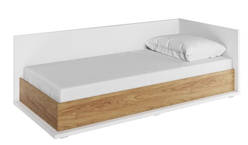 Lit simple capitonné 90x200cm - simple,