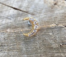 Broche piercing bague vis clou