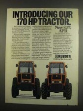 1984 Kubota M8950 Tractors Ad