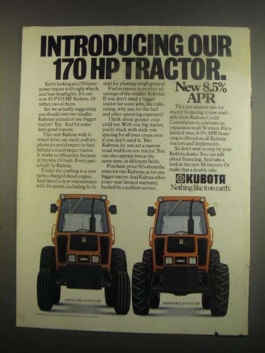 1984 kubota m8950 tractors - 1984,