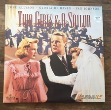 JUNE ALLYSON VAN JOHNSON Two Girls And A Sailor Laserdisc MGM MUSICAL