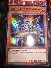 YU-GI-OH! SUPER RARE FRANCAIS SEIGNEUR PARATONNERRE SECE-FR037 NEUF MINT