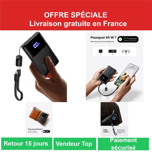 Iniu batterie externe 10000mah - batterie,