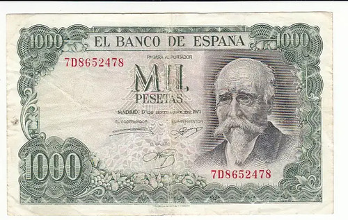 Espagne 1000 pesetas - (fr1),