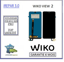 Ecran lcd origine + vitre tactile wiko view 2 noir