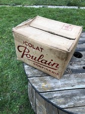 Ancien carton de livraison  Chocolat Poulain Château Thierry