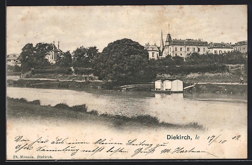 Cpa diekirch vue générale - cpa,