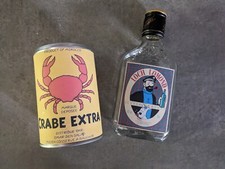 Boîte de conserve Tintin + bouteille FLASK de whisky loch lomond du capitaine