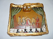 RARE-MASQUE ET SCENE VENITIENNE-CARNAVAL VENISE-SERGIO BOLDRIN-PAPIER MACHE-1998