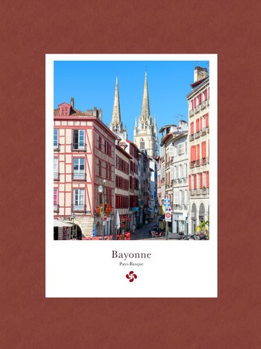 Poster bayonne rue - poster, –