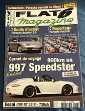 FLAT 6 MAGAZINE Porsche 246 Août 2011 997 Speedster Boxster 2.5 RUF RT12R