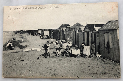 Cpa asnelles belle plage - belle,