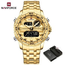 NAVIFORCE - FULL GOLD EDITION - Montre Homme Quartz en Acier Inoxydable