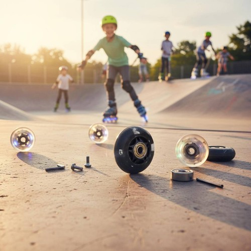 Light skate wheel - light-up,