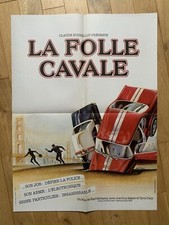 Affiche LA FOLLE CAVALE Earl BELLAMY Joe DON BAKER V.TEALDI  voiture 60x80 Neuve