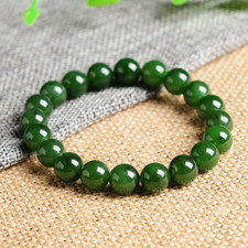 Bracelet perles 10mm Jade de