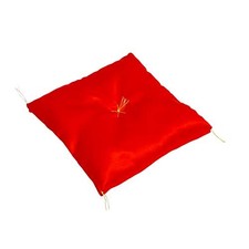 Mini figurine coussin Zabuton, 15 cm x 15 cm (rouge), tapis de poupée, Made i...