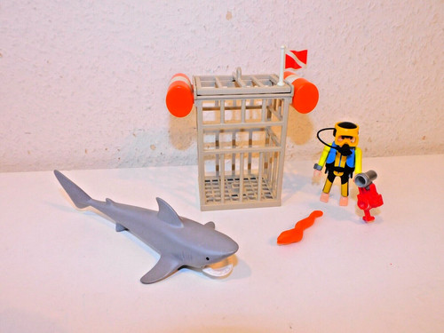 Playmobil plongeur requin - , et