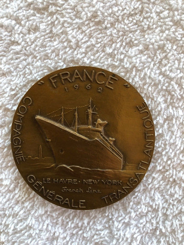 Medaille cie transatlantique - medaille,