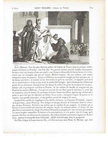 1825 vie saints saint - 1825,