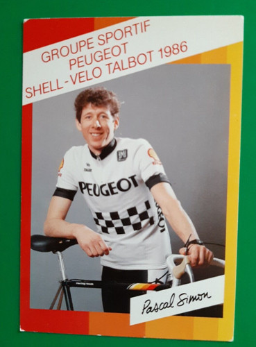 Cyclisme carte cycliste - cyclisme, pascal