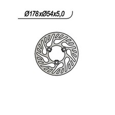 DISQUE DE FREIN AVANT GAS GAS