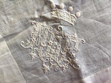 GRAND MOUCHOIR ANCIEN MARIEE