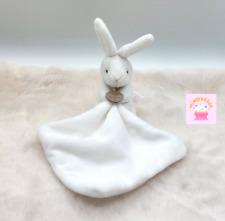 DOUDOU ET COMPAGNIE lapin mouchoir blanc DC303 nouvelle boîte fleur 2016