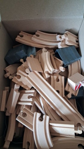 Rails pour train bois lidl - rails,