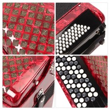 62 Touches Accordéon 60 Boutons De Basse Accordéon Enfants Instrument De Mus OBF