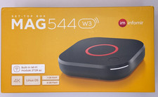 MAG 544w3  Décodeur IPTVavec prise en charge 4K et HEVC H 265 Linux WLAN intégré