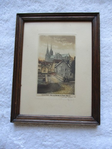 Ancienne gravure eau forte - ancienne,