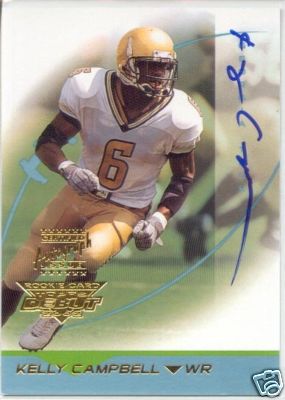 Kelly campbell rookie auto - kelly,