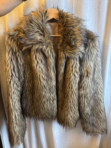 Veste fausse fourrure vintage - fausse,