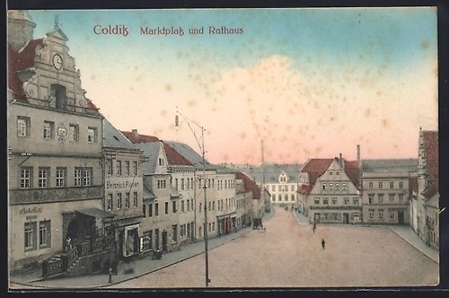 Colditz place marché et - colditz,, du