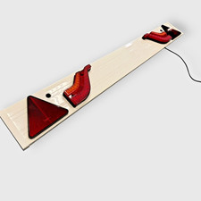 Panneau d'éclairage LED remorque 1,2 m pour plaque d'immatriculation +...