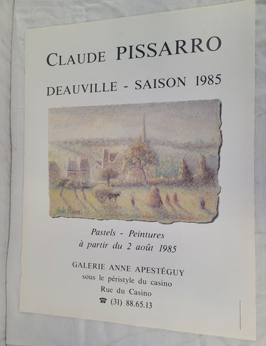 Pissarro affiche vintage - pissarro,