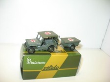 SOLIDO, Jeep willys ambulance avec remorque du médecin militaire