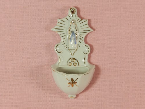 Benitier faience allemande - benitier,