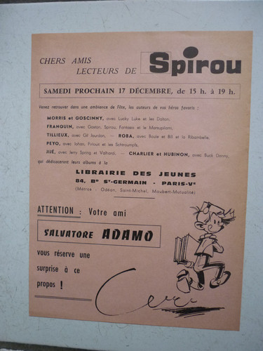 Franquin spirou flyer - franquin,