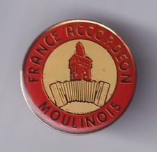 RARE PINS PIN'S .. MUSIQUE MUSIC ACCORDEON ACCORDION CLUB FRANCE MOULINS 03  ~FR