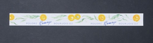Etiquette poudre ramage - etiquette,