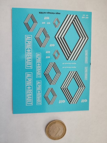 Decalcomanie decals renault - decals,