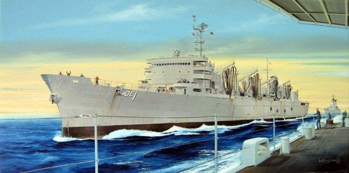 Trumpeter navire soutien au - navire, de