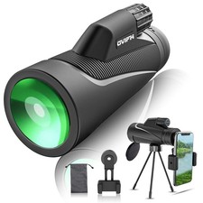 Jumelles Monoculaires 12 x 50 HDTelescope Monoculaire PuissantPortable Télesc...