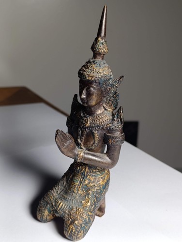 Statue asiatique bronze - asiatique, en