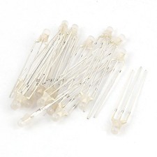 20pcs 3mm bicolore Rouge Vert