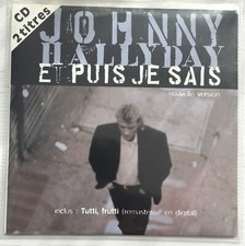 JOHNNY HALLYDAY CD SINGLE 2 TITRES ET PUIS JE SAIS